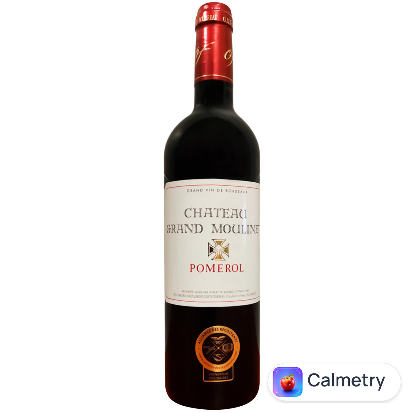 Вино Chateau Grand Moulinet Pomerol червоне сухе 14,5% 0,75л шато гранд моулінет