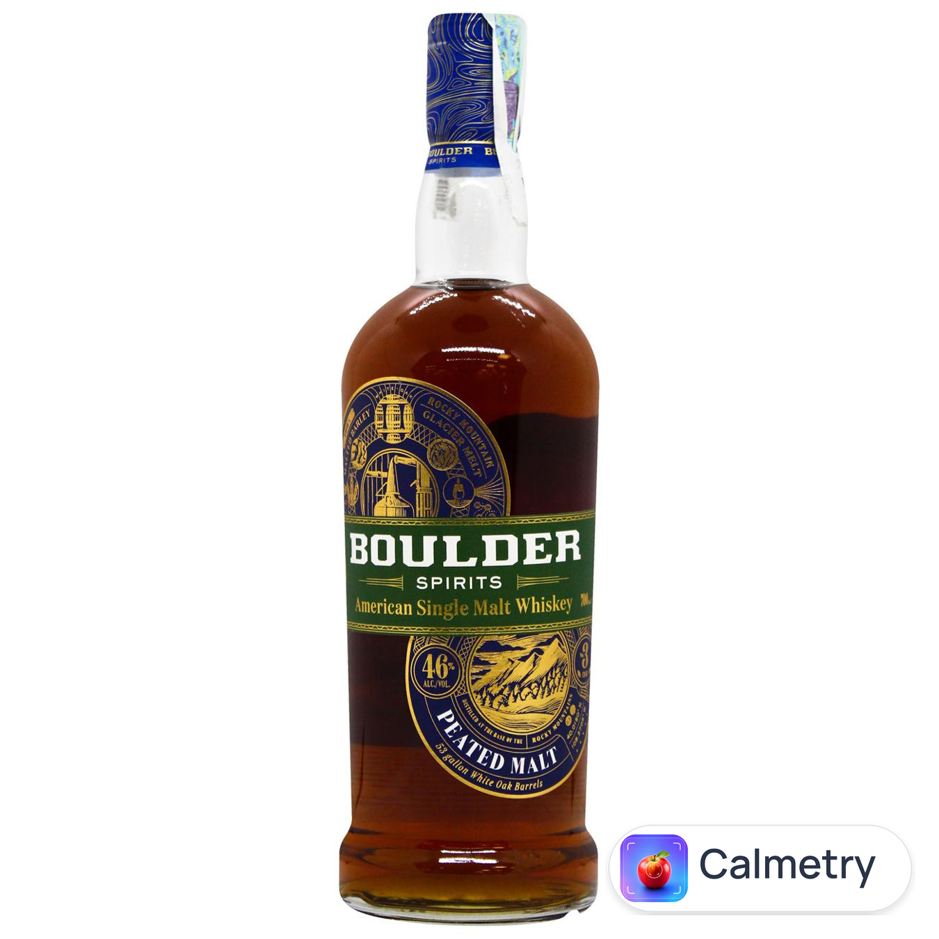 Віскі Boulder Peated Malt 46% 0,7л