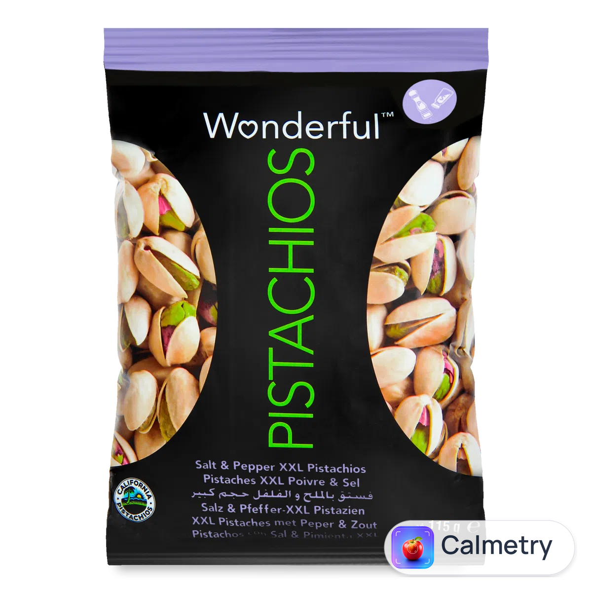 Фісташки Wonderful Pistachios смажені з перцем 115г