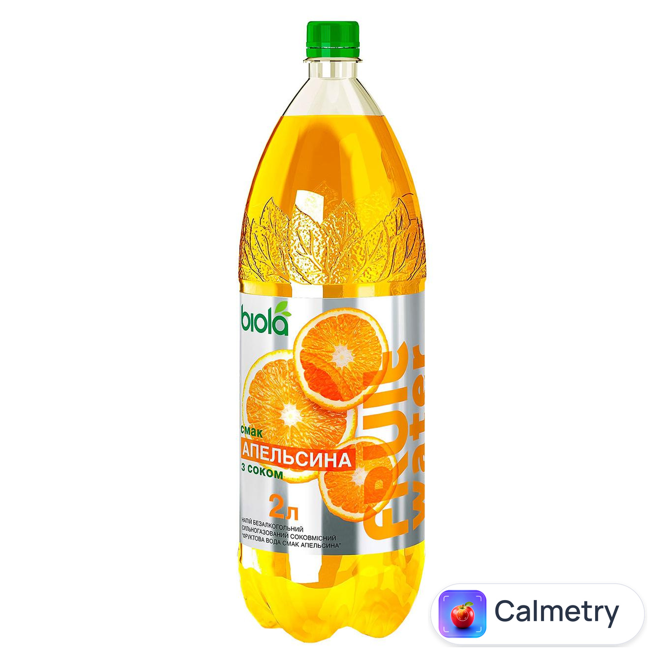 Напій газований Biola Fruit Water Апельсин 2л