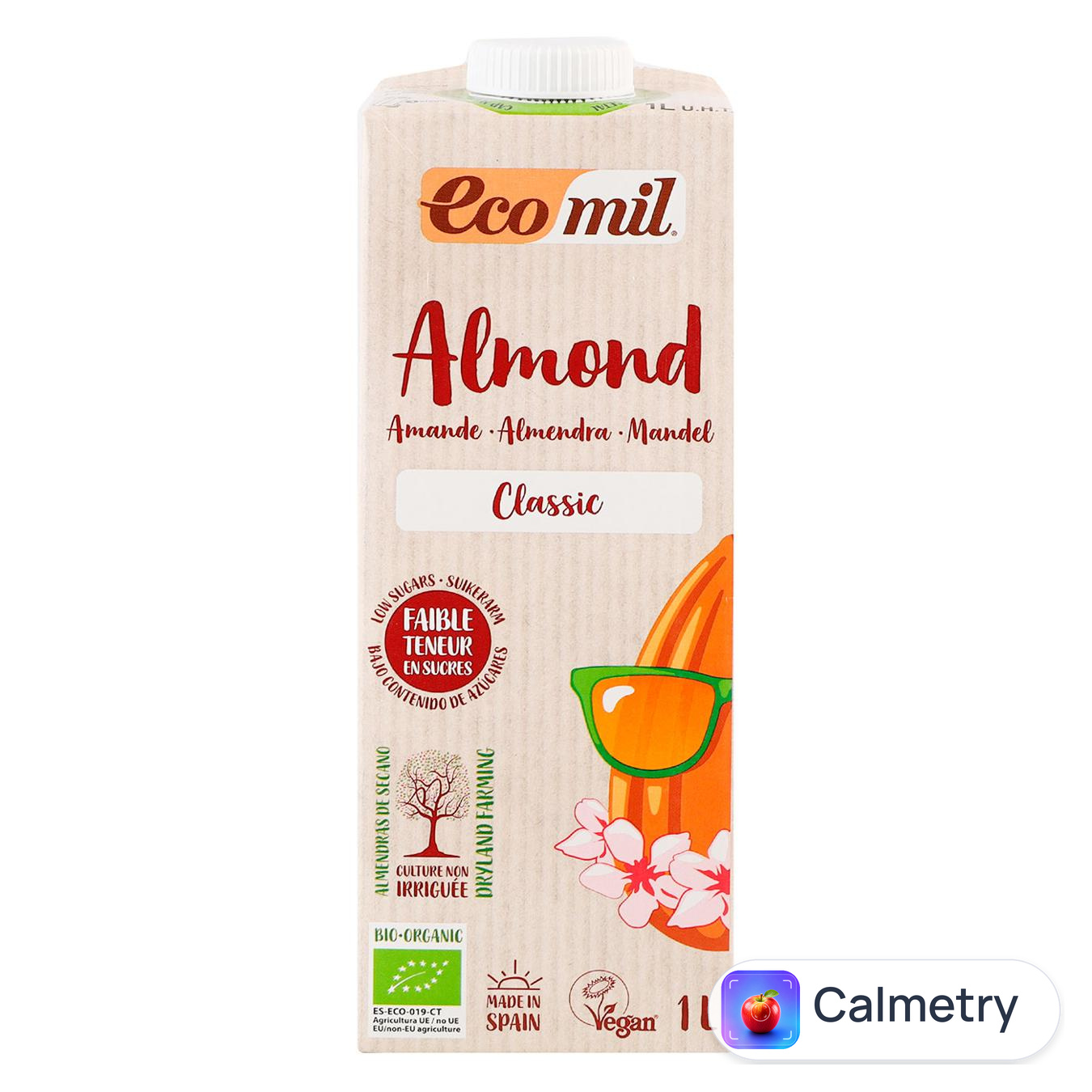 Напій мигдальний Ecomil Класичний органічний 1л