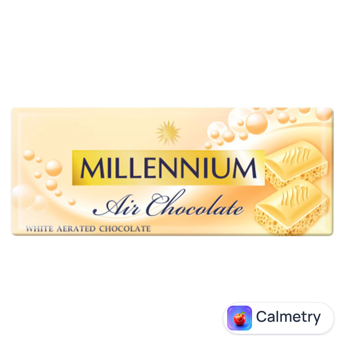 Шоколад білий Millennium пористий 85г