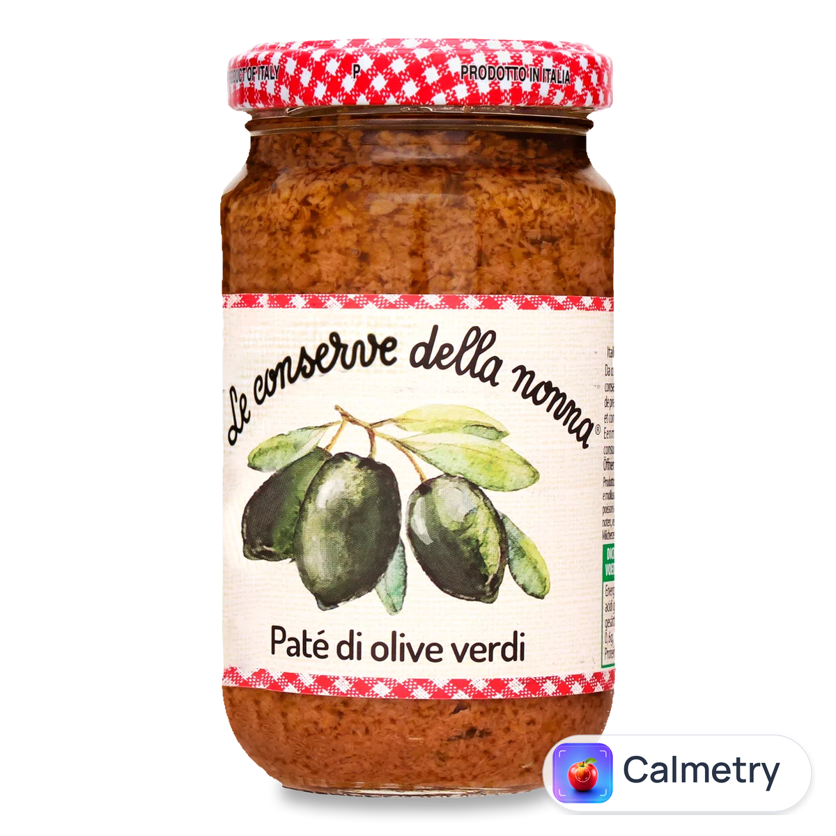 Паштет Della Nonna з зелених оливок 190г Le conserve della nonna