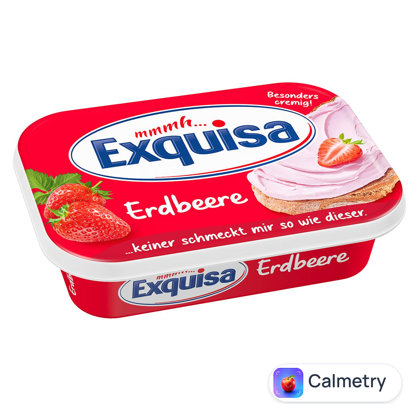 Крем-сир Exquisa вершковий з полуницею 52% 200г