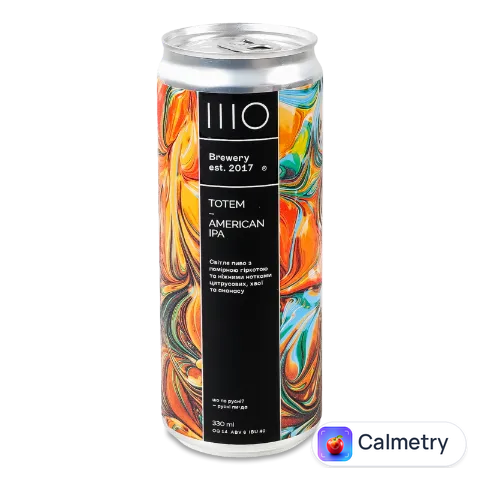 Пиво IIIO Brewery Totem світле нефільтроване з/б