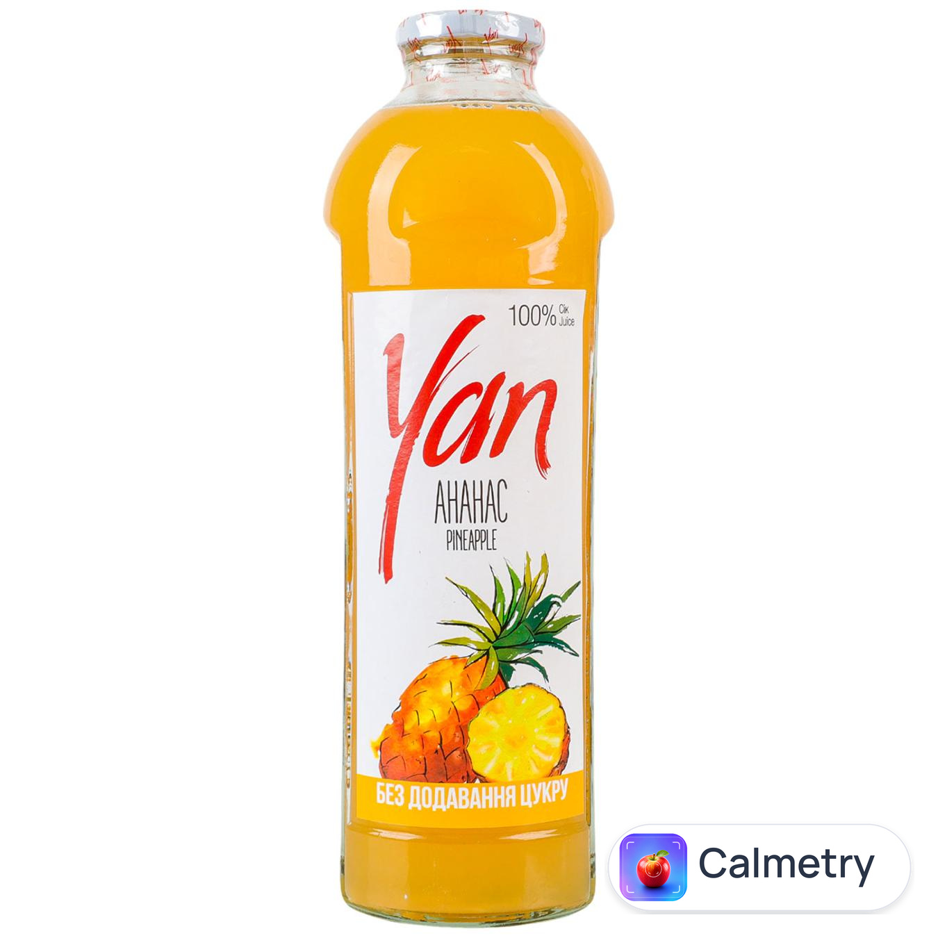 Сік Yan Ананас без цукру 0,93л — фото продукту