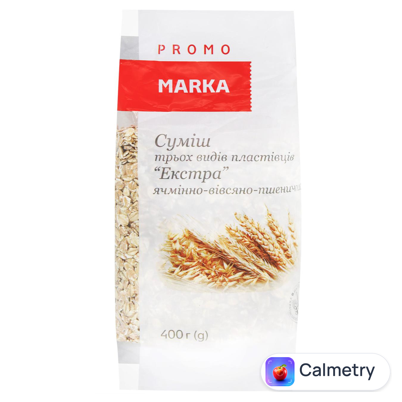 Суміш пластівців Marka Promo 3 злаки 400г — фото продукту
