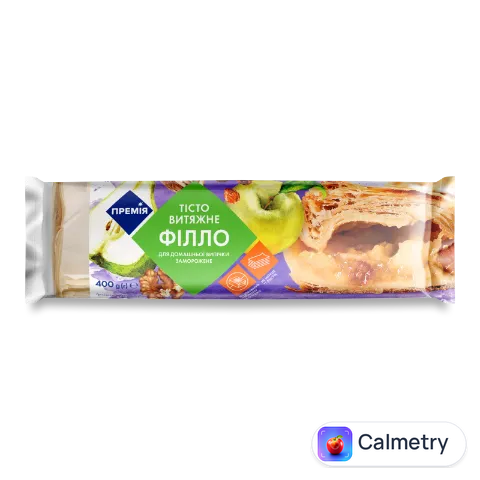 Тісто «Премія»® Філо витяжне для домашньої випічки 400г
