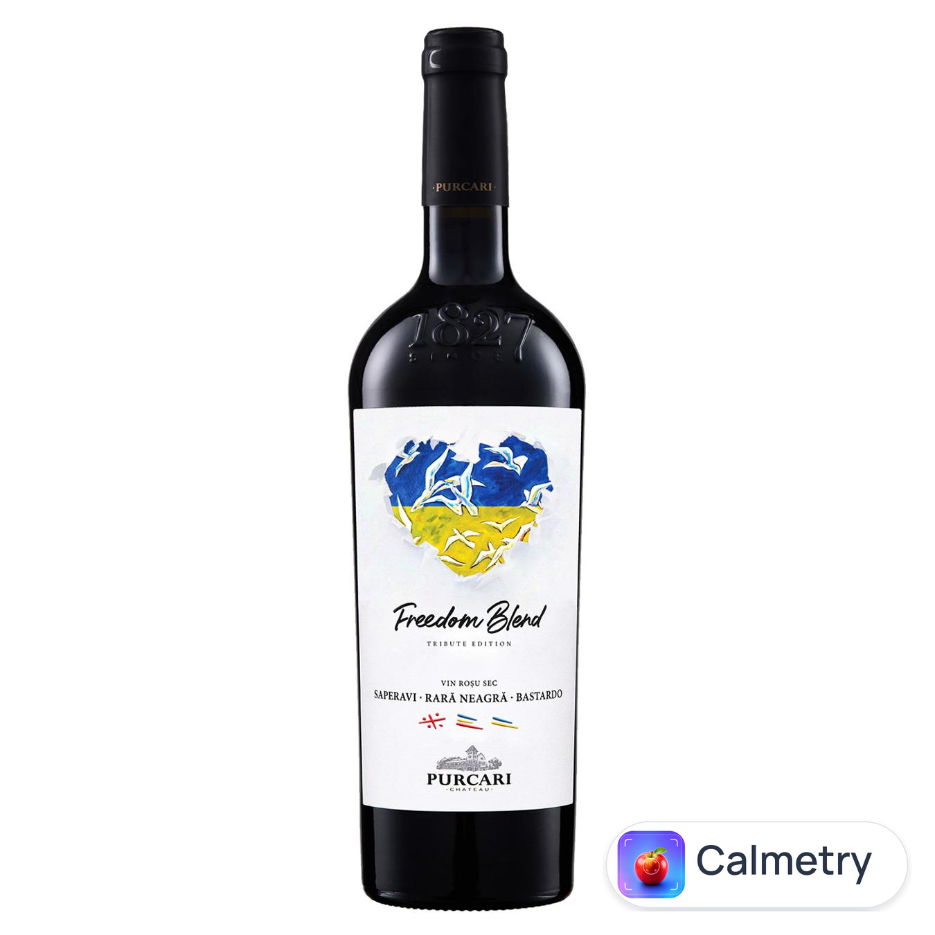 Вино Purcari Freedom Blend червоне сухе 13,5% 0,75л — фото продукту