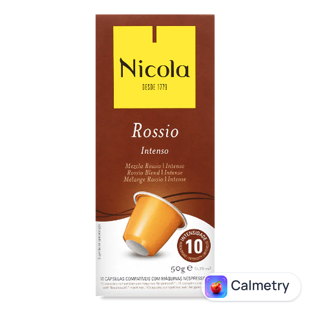 Кава мелена Nicola Rossio в капсулах 50г