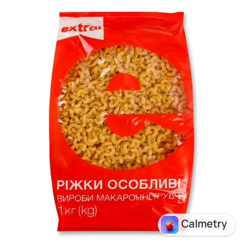 Вироби макаронні Extra! «Ріжки» особливі