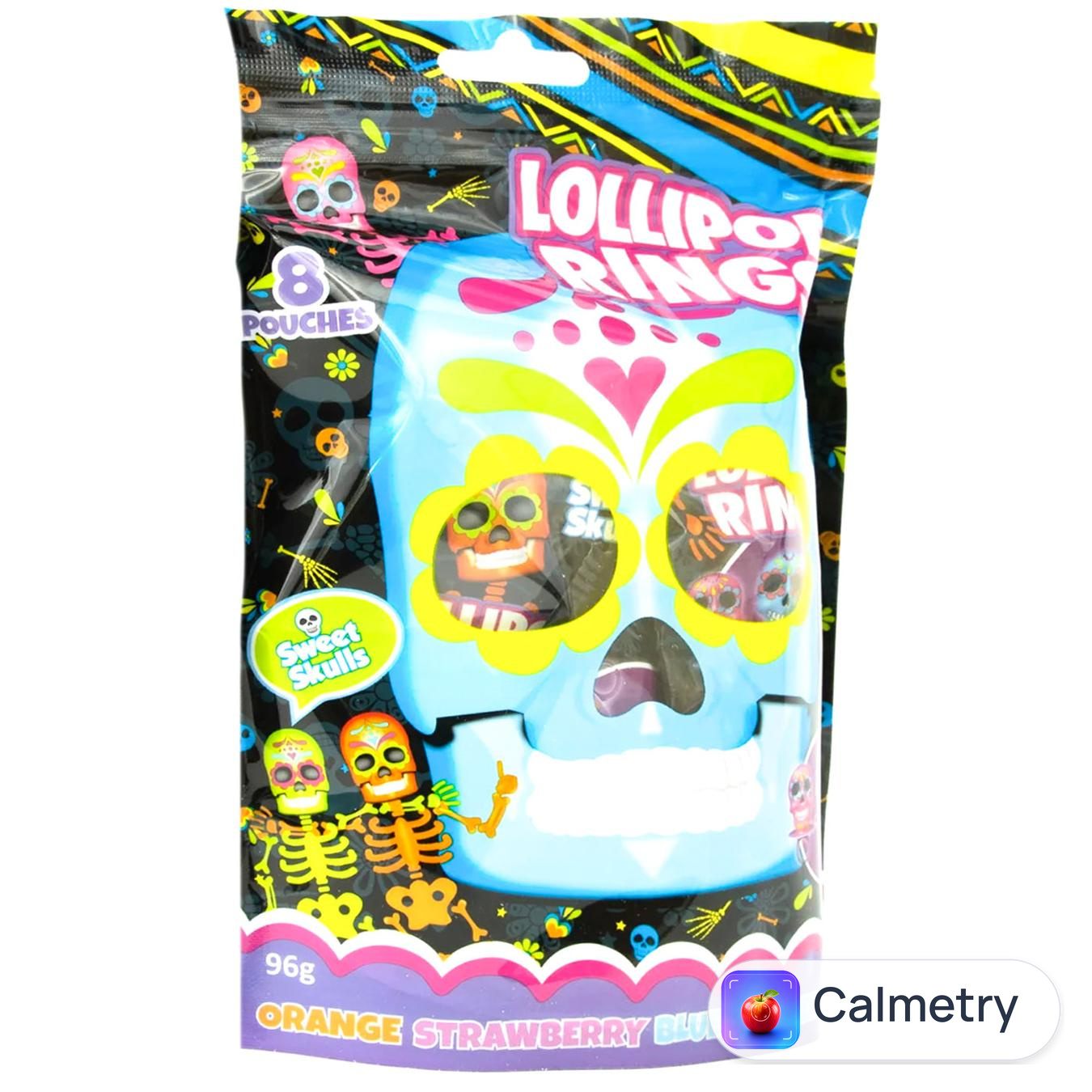 Льодяники Bip Sweet Skulls 3D Lollipop Rings 96г
