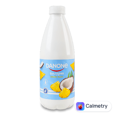 Йогурт Danone ананас-кокос питний 1,5%, пет, 800г
