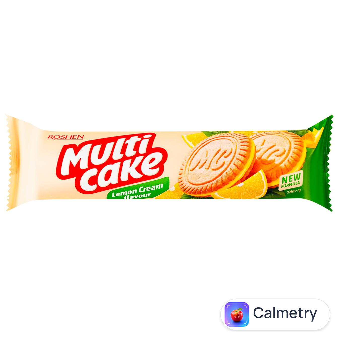 Печиво Roshen Multicake Lemon Cream цукрове 180г — фото продукту