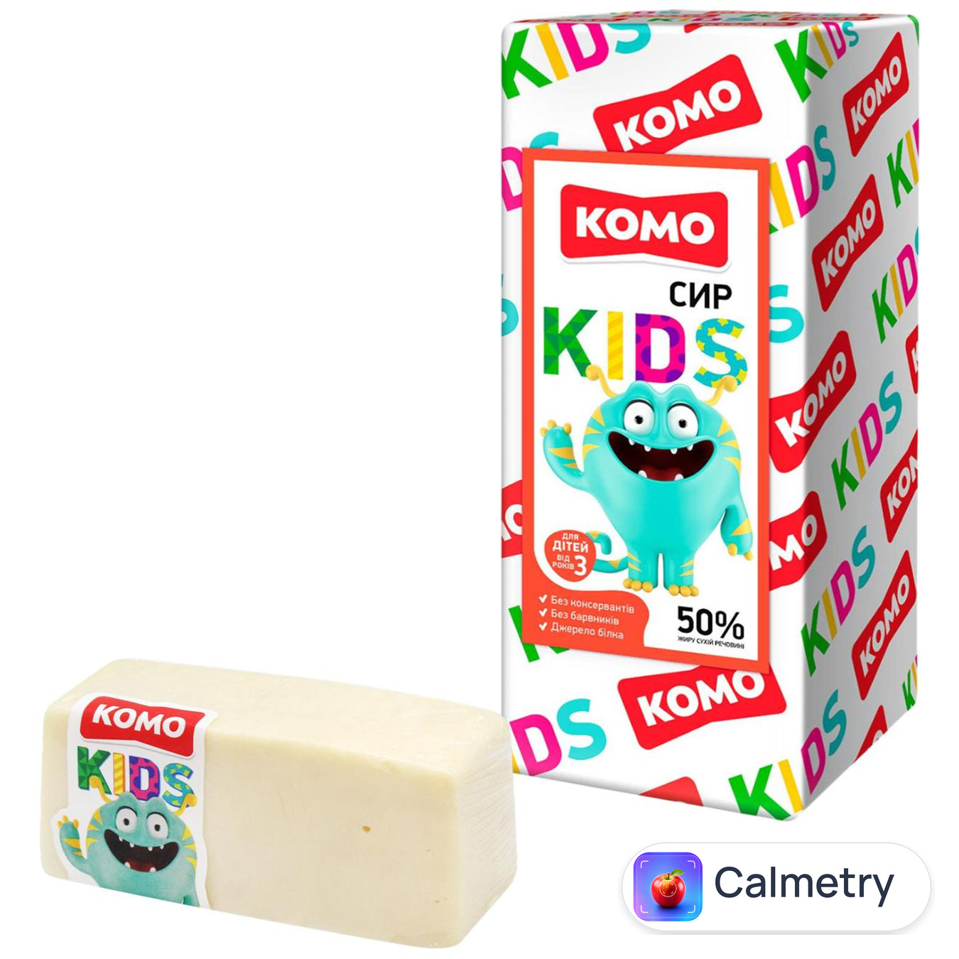 Сир Комо Kids для дітей від 3 років 50% — фото продукту