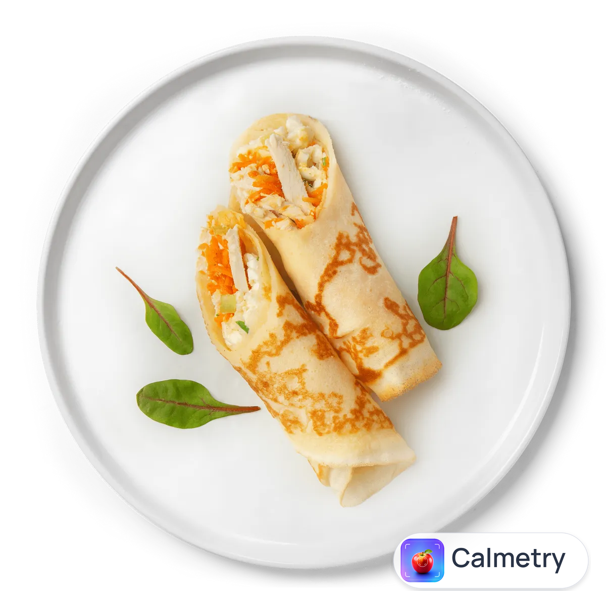 Млинці з куркою та морквою по-корейськи