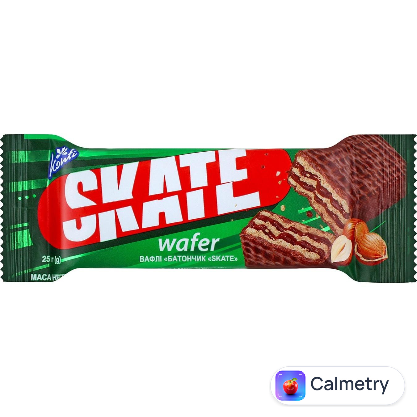 Вафлі Konti Skate 25г — фото продукту
