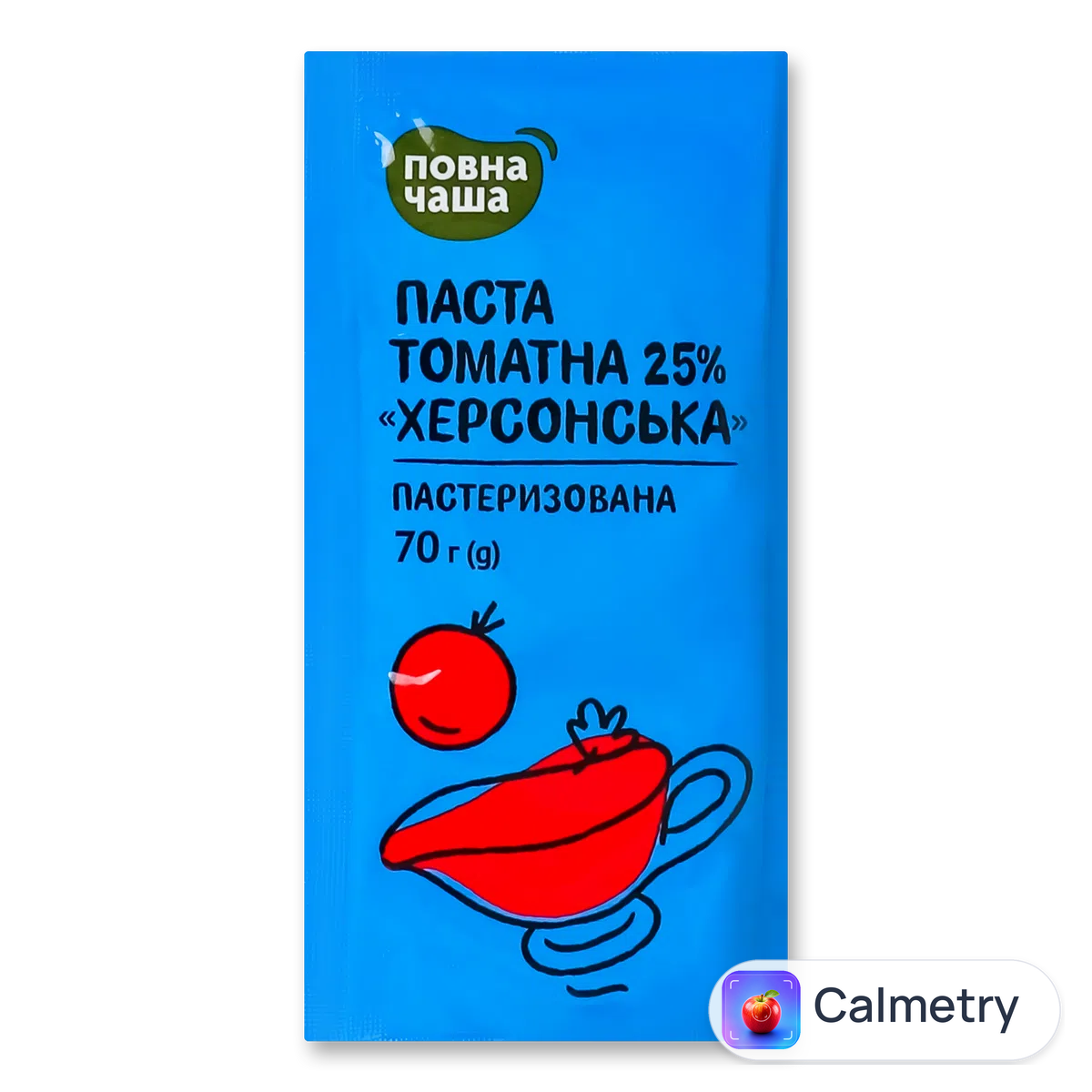Паста томатна «Повна Чаша»® Херсонська 25% 70г