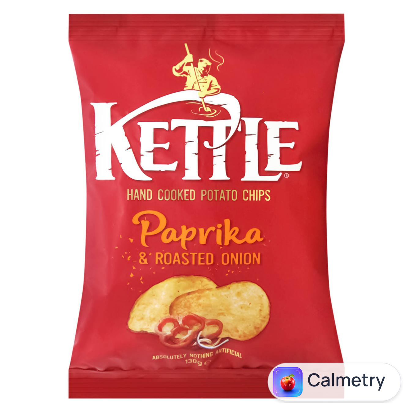Чипси Kettle зі смаком паприки та смаженої цибулі 130г — фото продукту