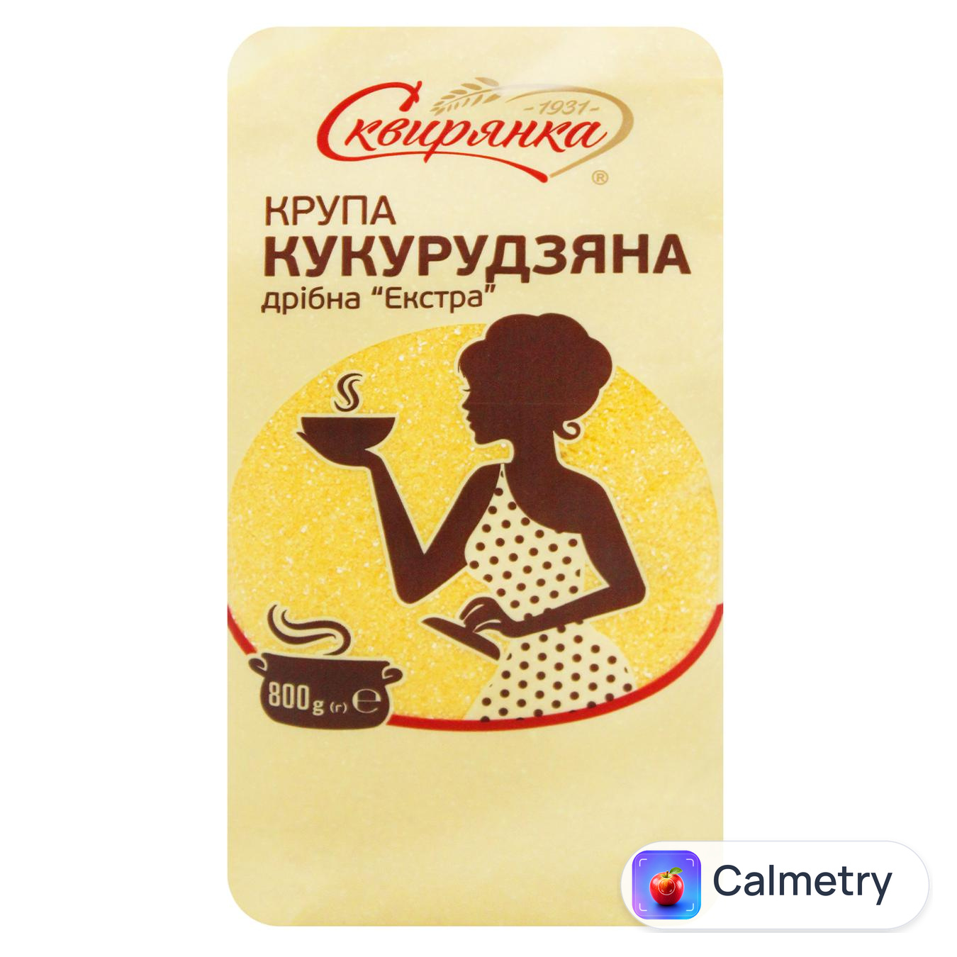 Крупа кукурудзяна Сквирянка дрібна Екстра 800г — фото продукту