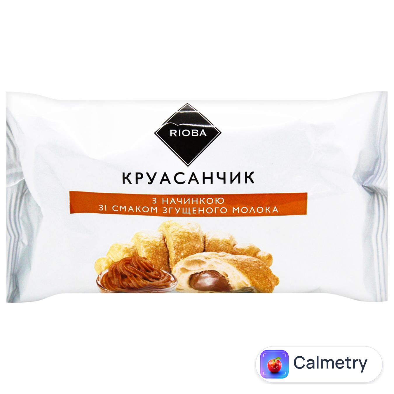 Круасанчик Rioba з додаванням увареного згущеного молока 45г