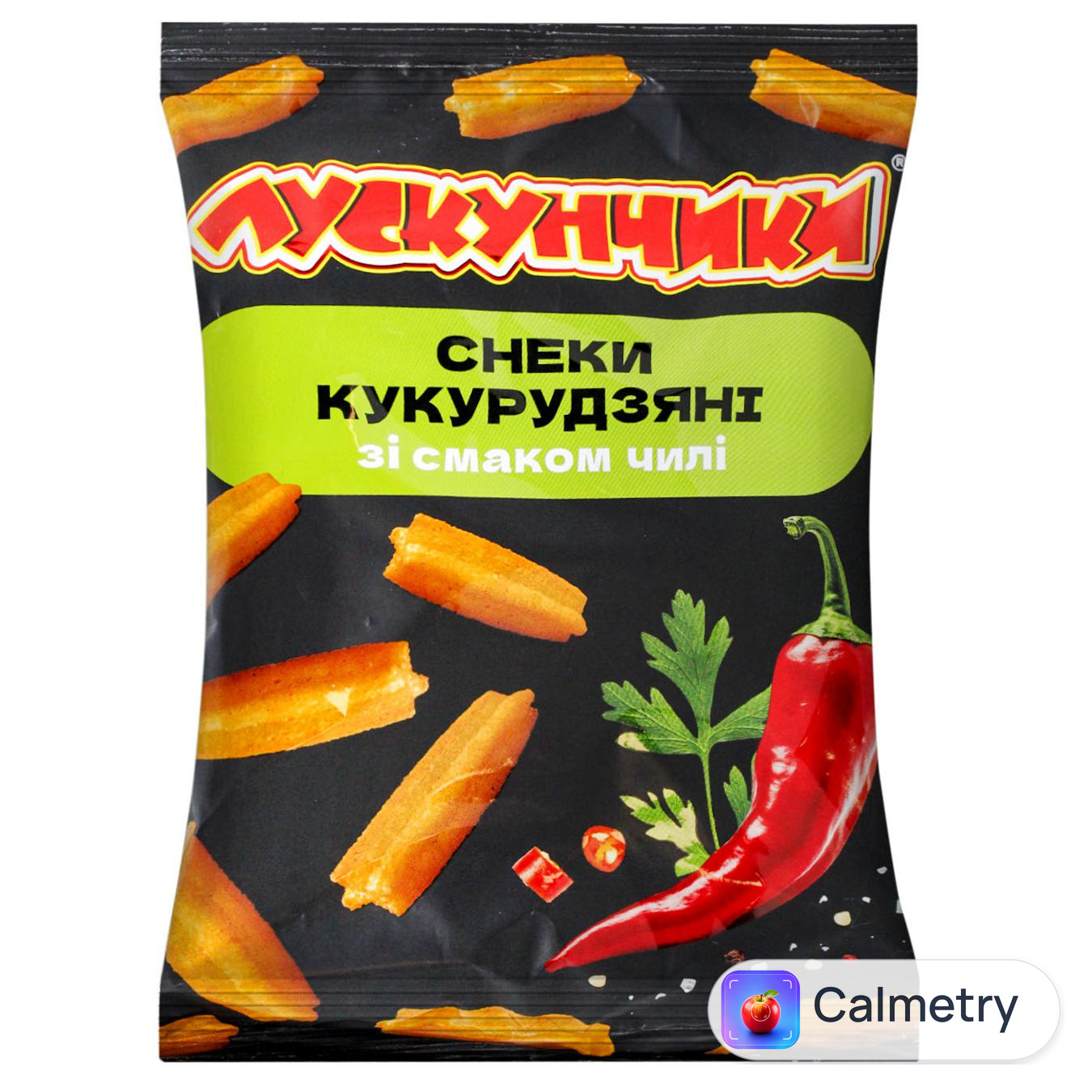 Снеки кукурудзяні Лускунчики Солодкий гострий чилі 130г — фото продукту