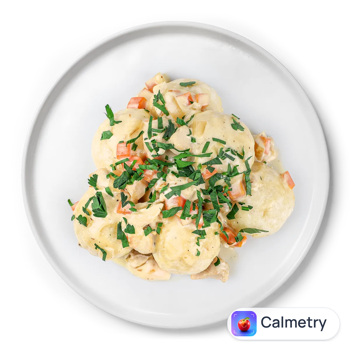 Галушки з куркою