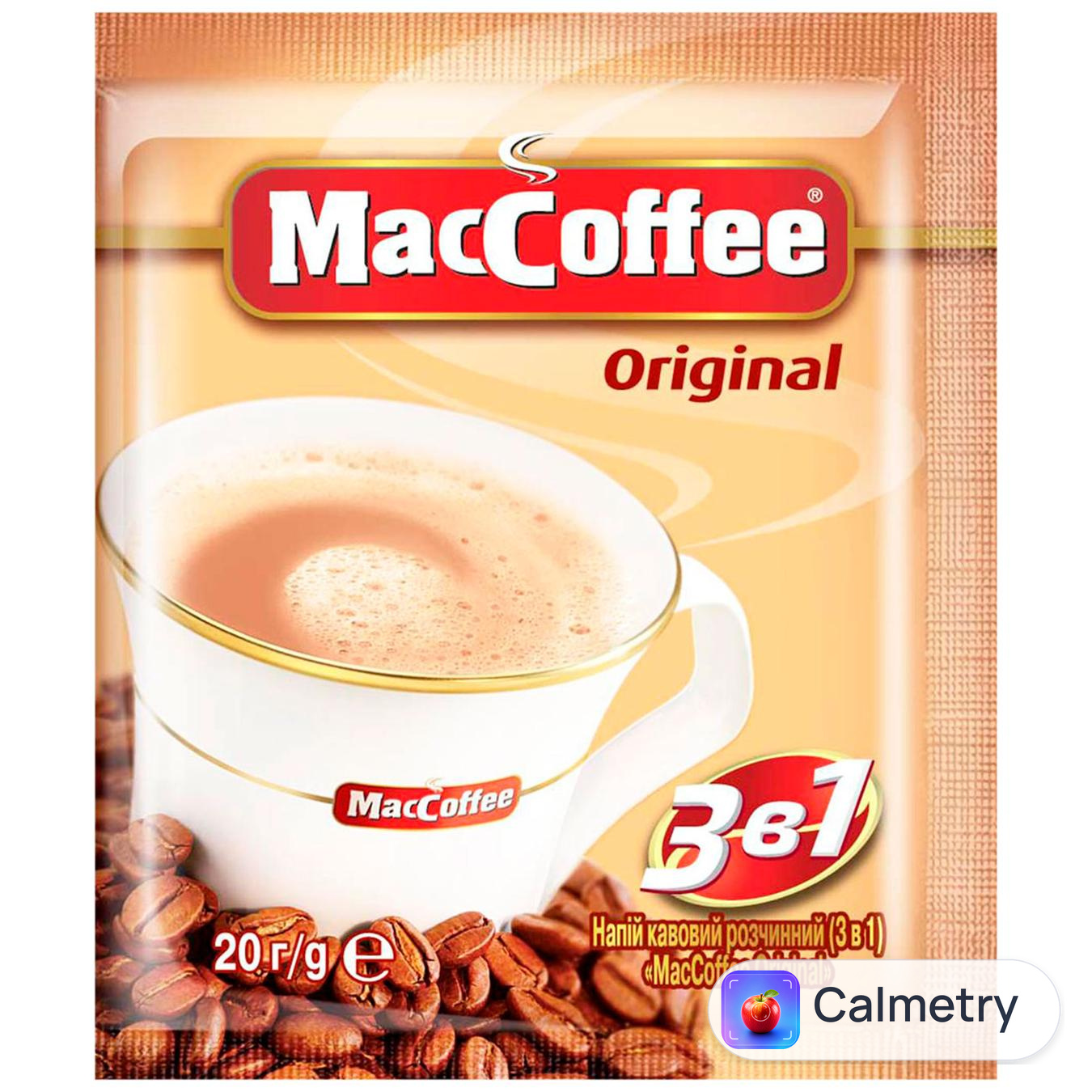 Напій кавовий MacCoffee Original 3в1 20г — фото продукту