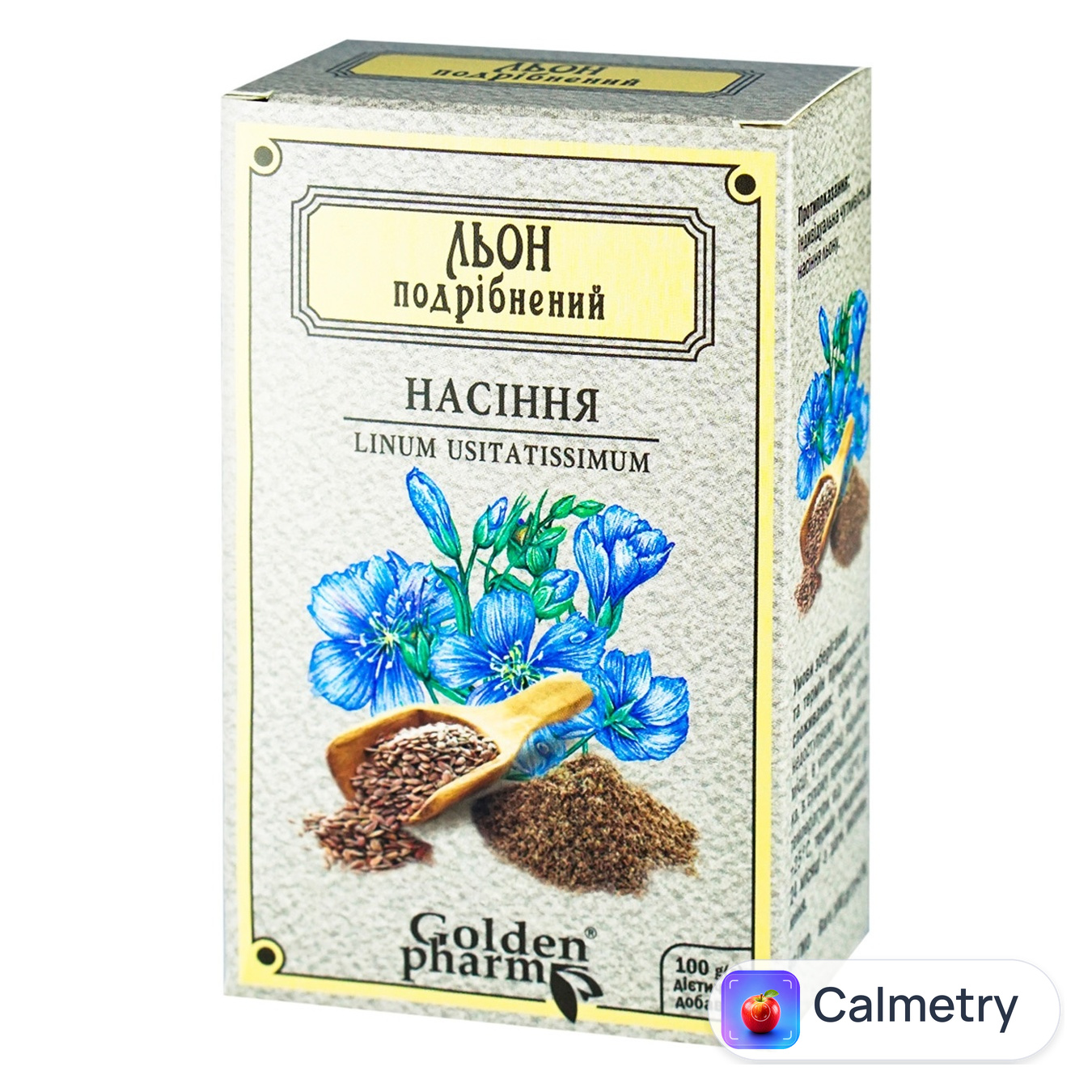 Насіння Golden Farm льону подрібнене 100г