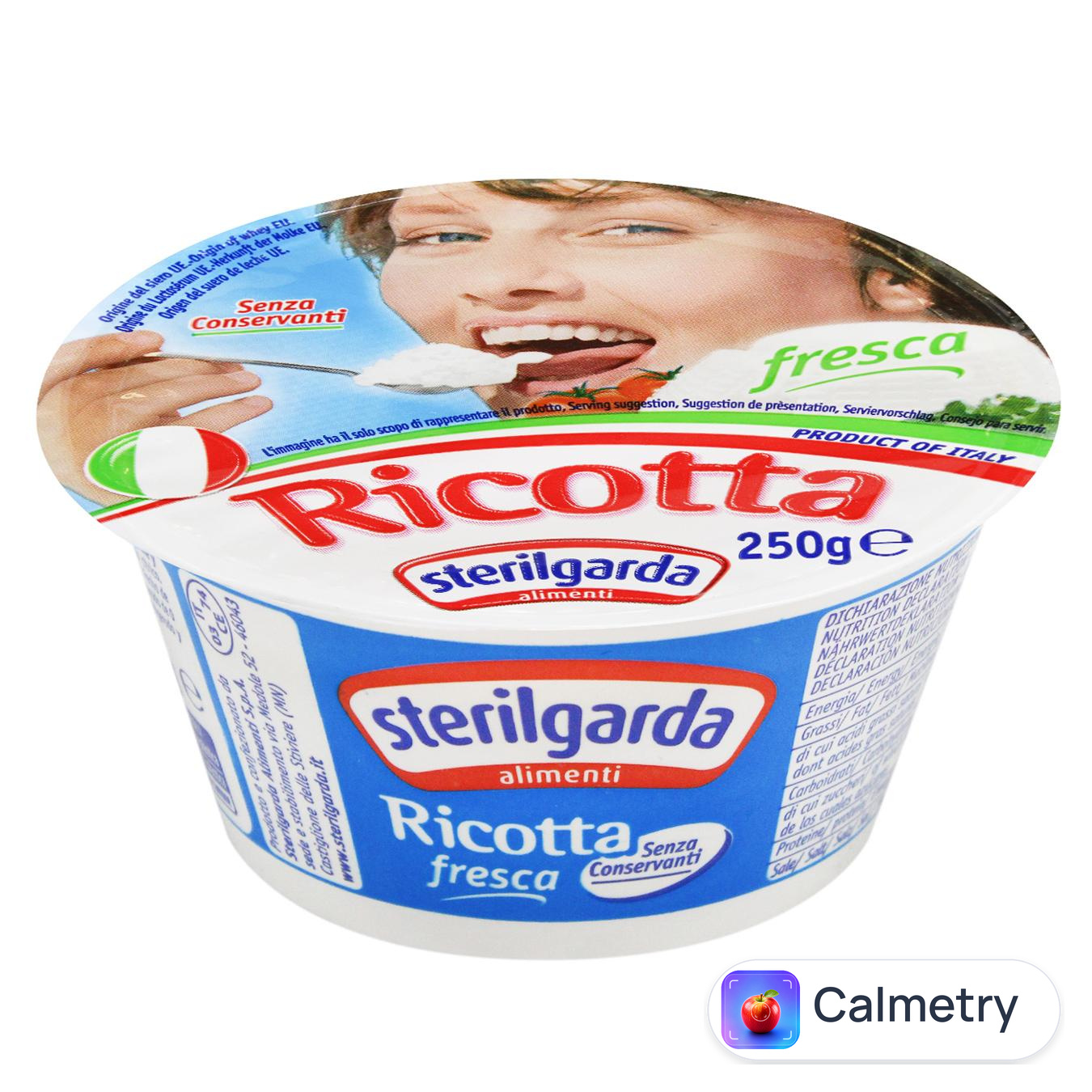 Сир Sterilgarda Рікота 250г — фото продукту