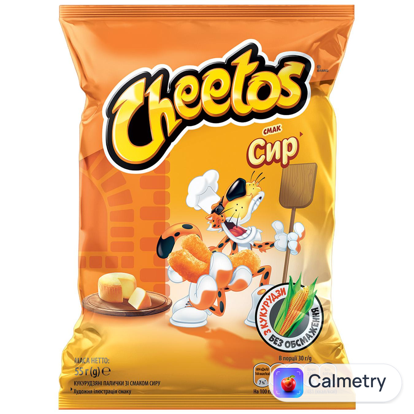 Палички кукурудзяні Cheetos зі смаком сиру 55г