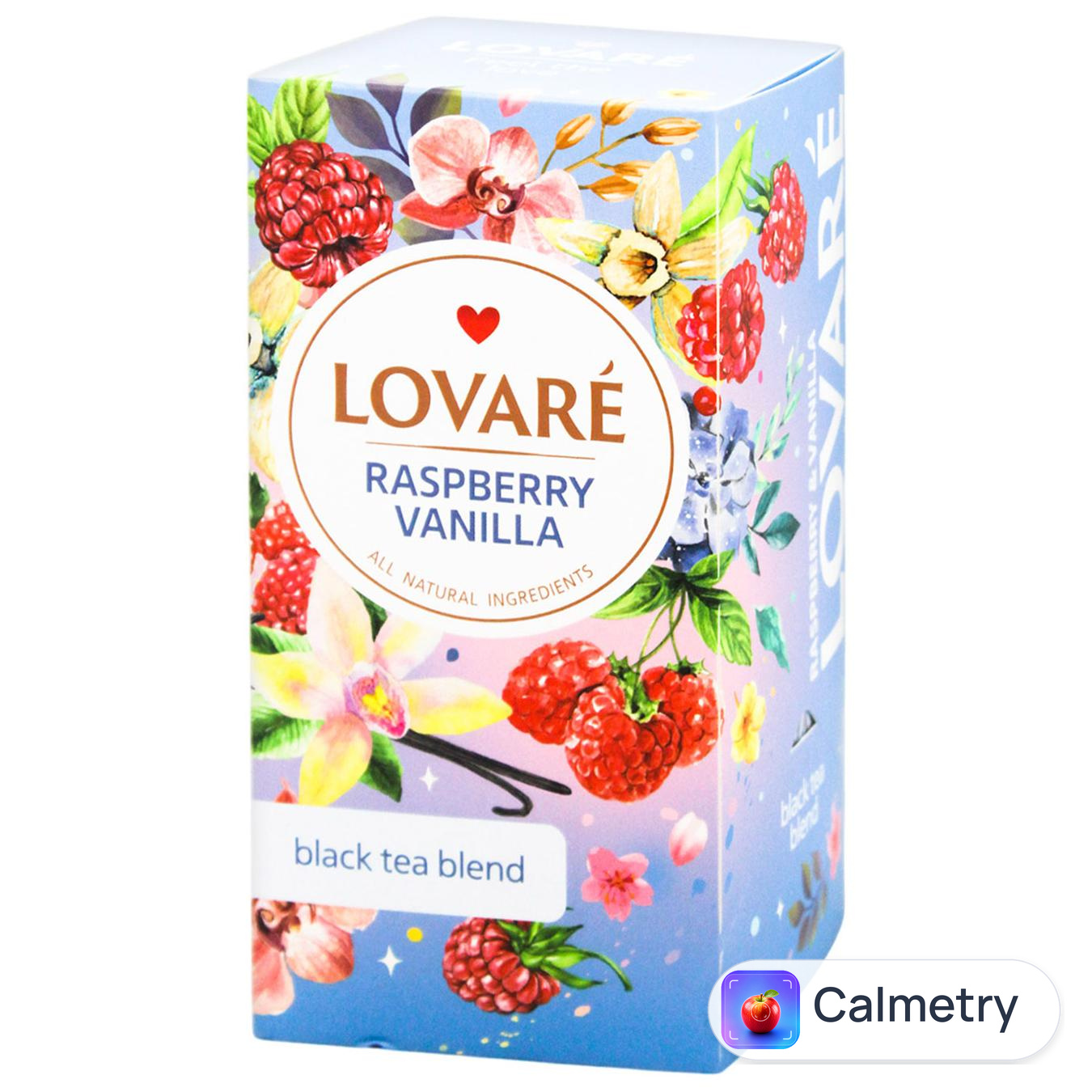 Чай чорний Lovare Малина-ваніль 2г*24шт — фото продукту