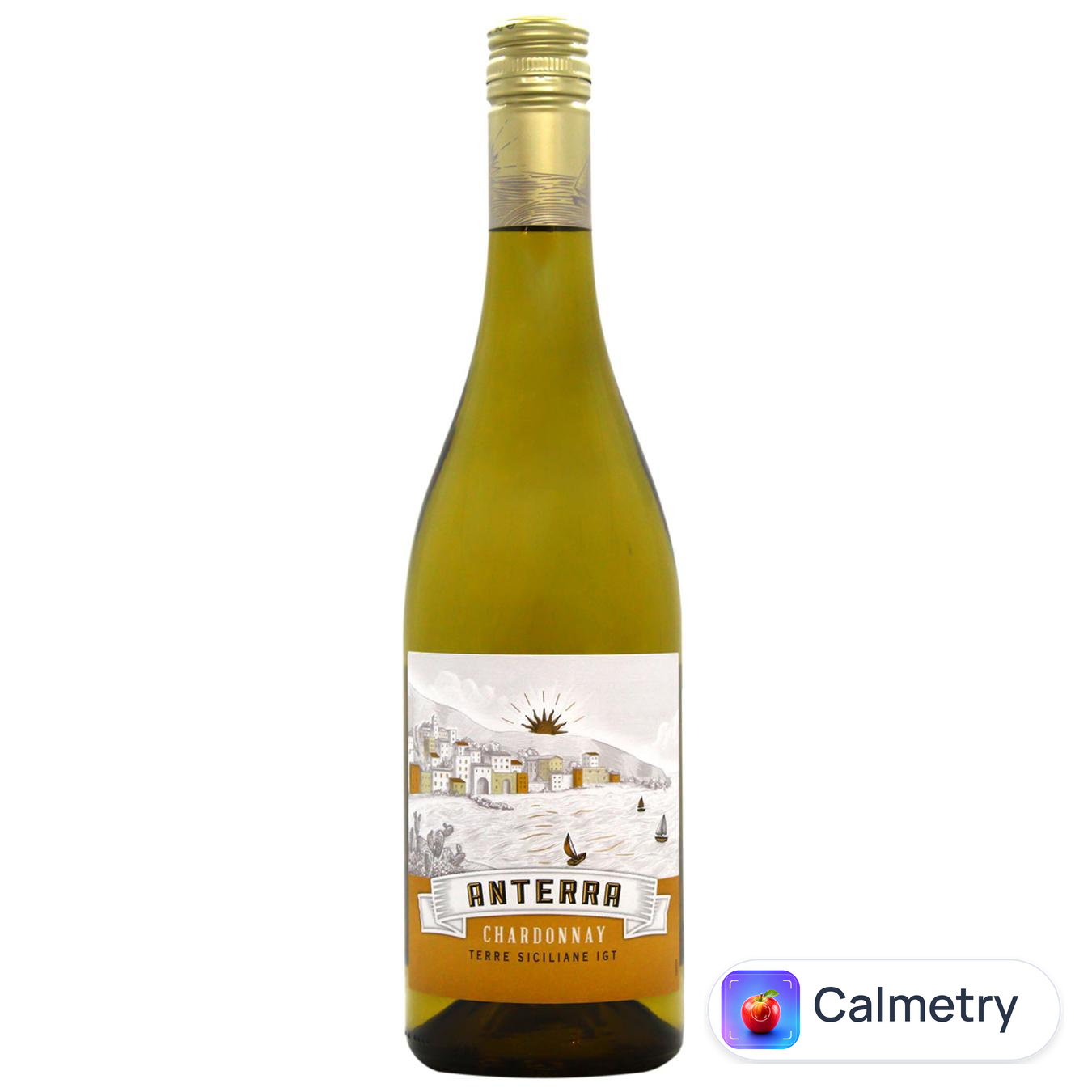 Вино Anterra Chardonnay Terre Siciliane IGT сухе біле 12% 0,75л