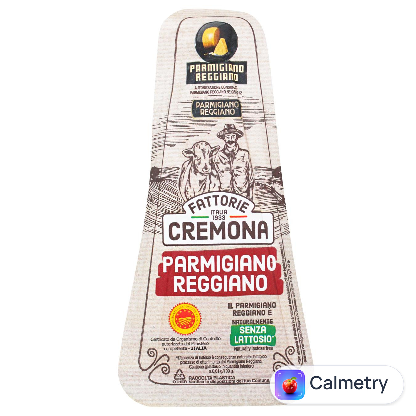Сир Fattorie Cremona Parmigiano Reggiano витриманий 12 місяців 30% 200г