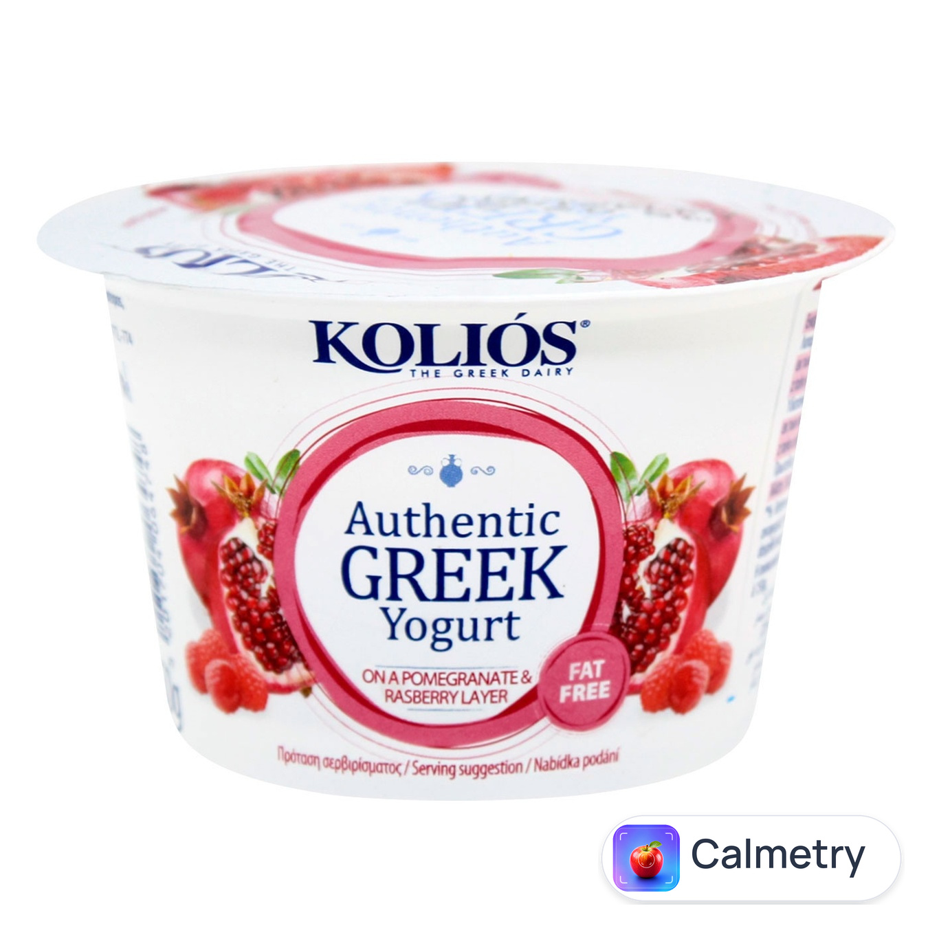 Йогурт Kolios Артизанський грецький з малиною та гранатом 0% 150г