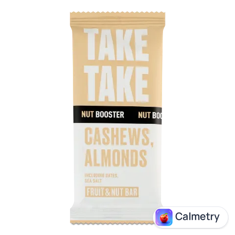 Батончик Take Take Nut Booster з кешью та мигдалем