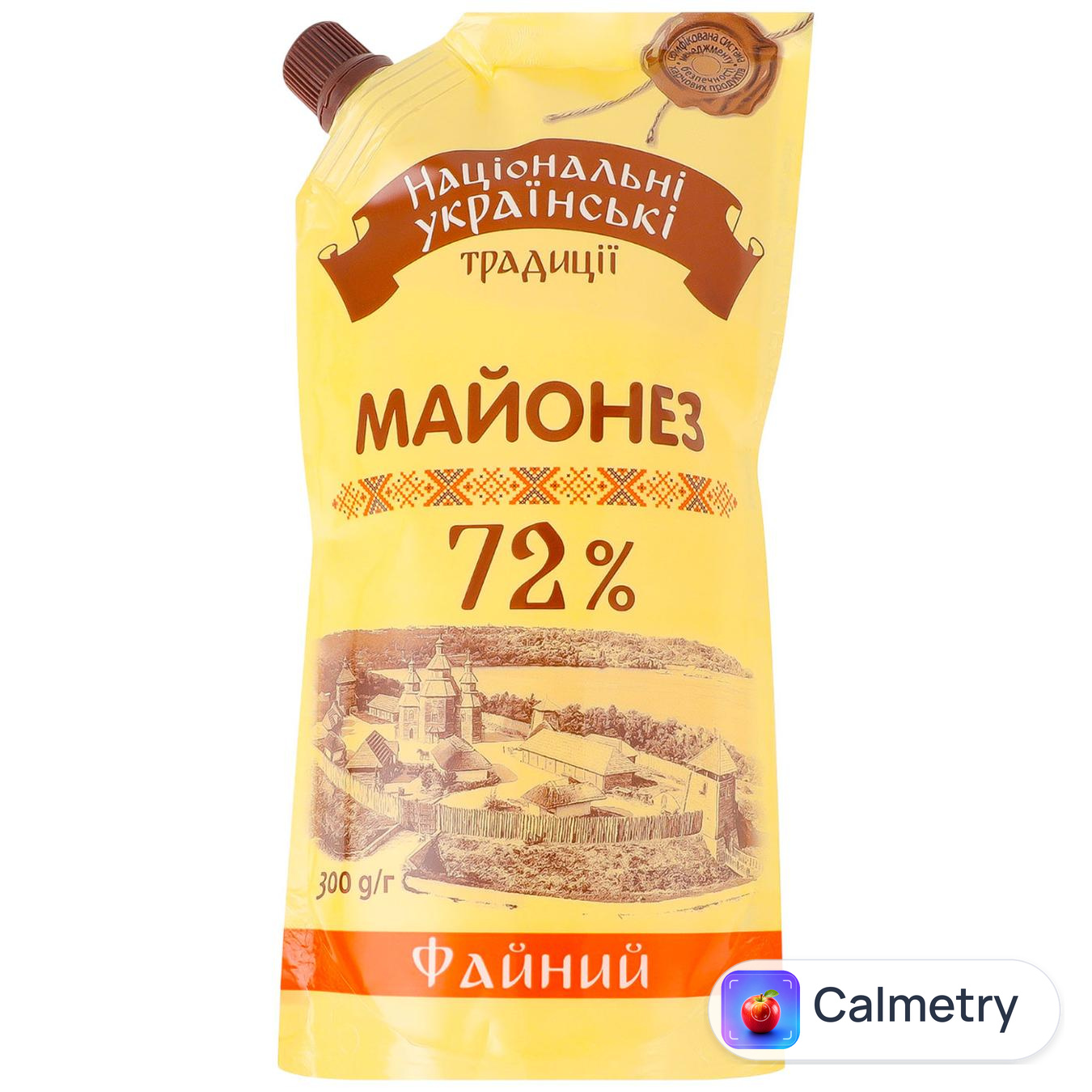 Майонез Національні Українські Традиції Файний 72% 300г