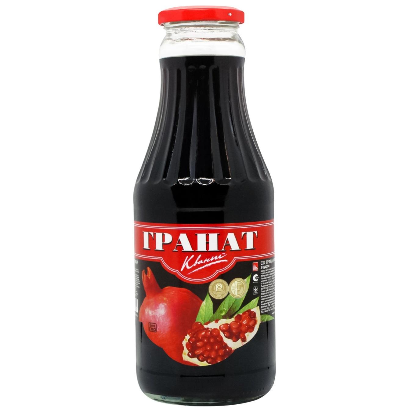 Сік Квант гранатовий з цукром 1л — фото продукту