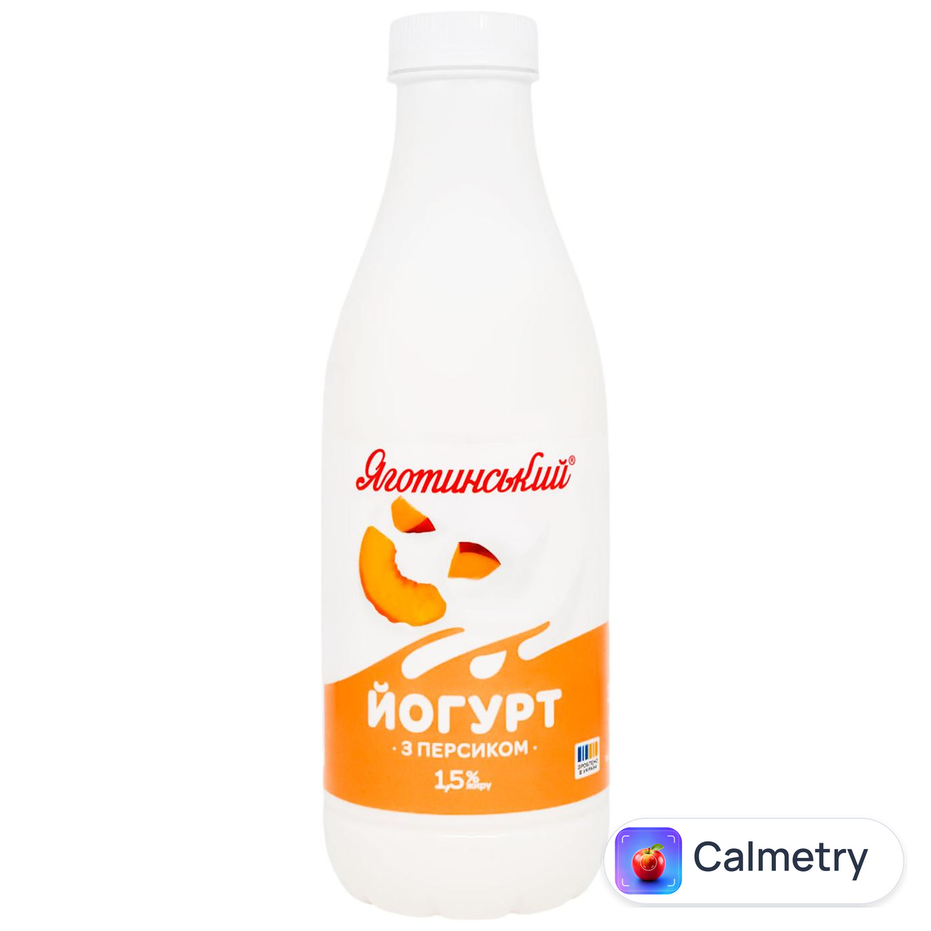 Йогурт Яготинський Персик 1,5% 750г — фото продукту