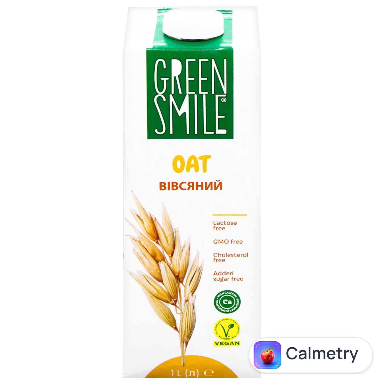 Напій вівсяний Green Smile 2,5% 1л — фото продукту