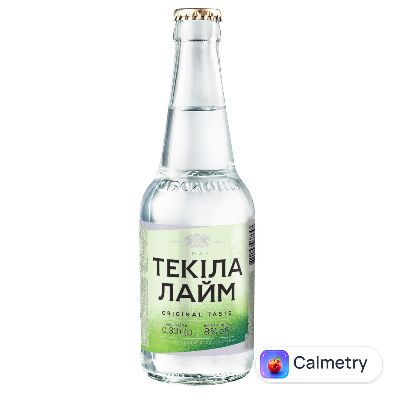 Напій слабоалкогольний Оболонь Текіла Лайм 8% 0,33л — фото продукту