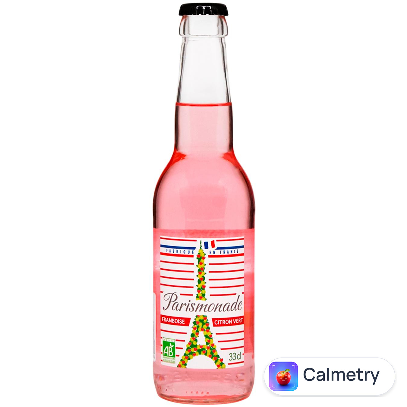 Напій газований Parismonade Framboise Citron Vert Малина-Лайм 0,33л