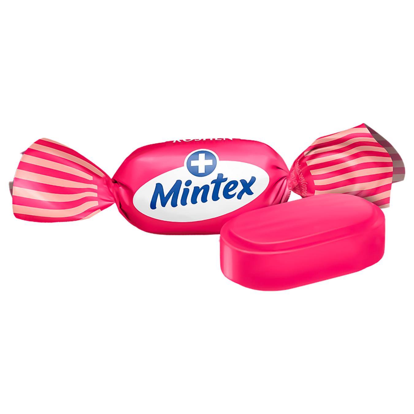 Цукерки Roshen Mintex+ Лісові ягоди та ментол 140г — фото продукту