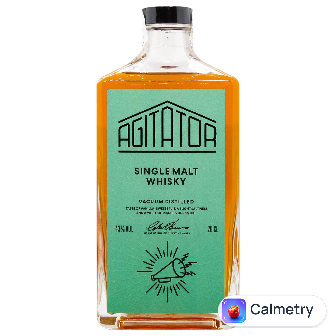Віскі Agitator Single Malt 43% 0,7л — фото продукту