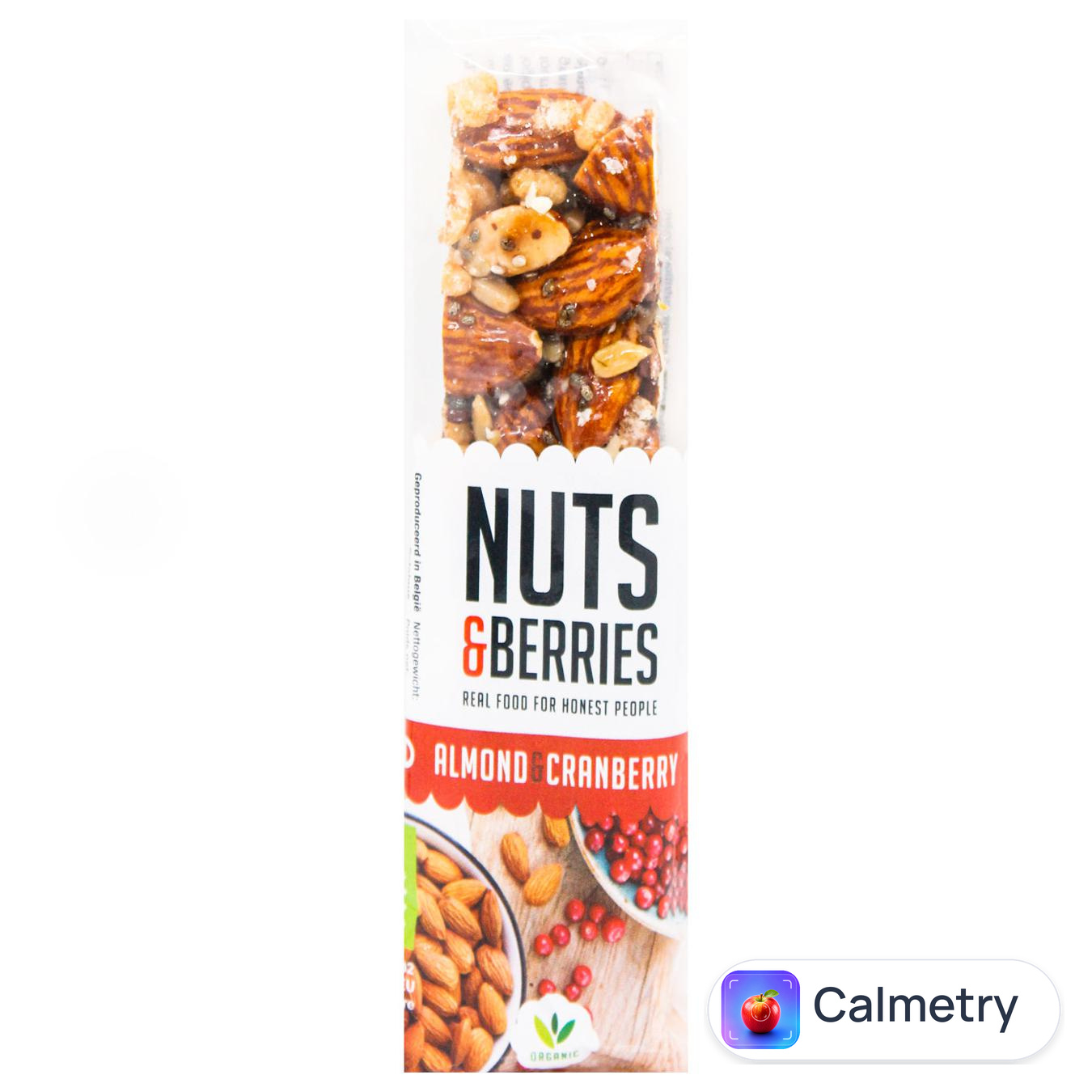 Батончик Nuts&Berries мигдаль+журавлина органічний 30г