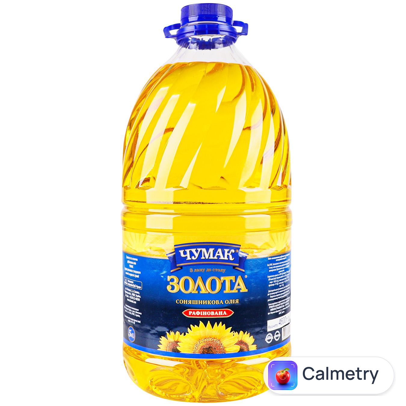 Олія соняшникова Чумак Золота рафінована 5л — фото продукту