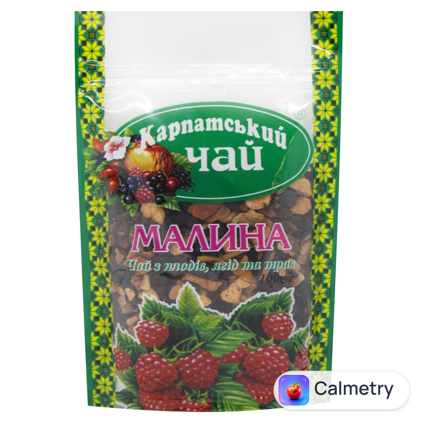 Чай фруктовий Карпатський чай Малина 100г — фото продукту