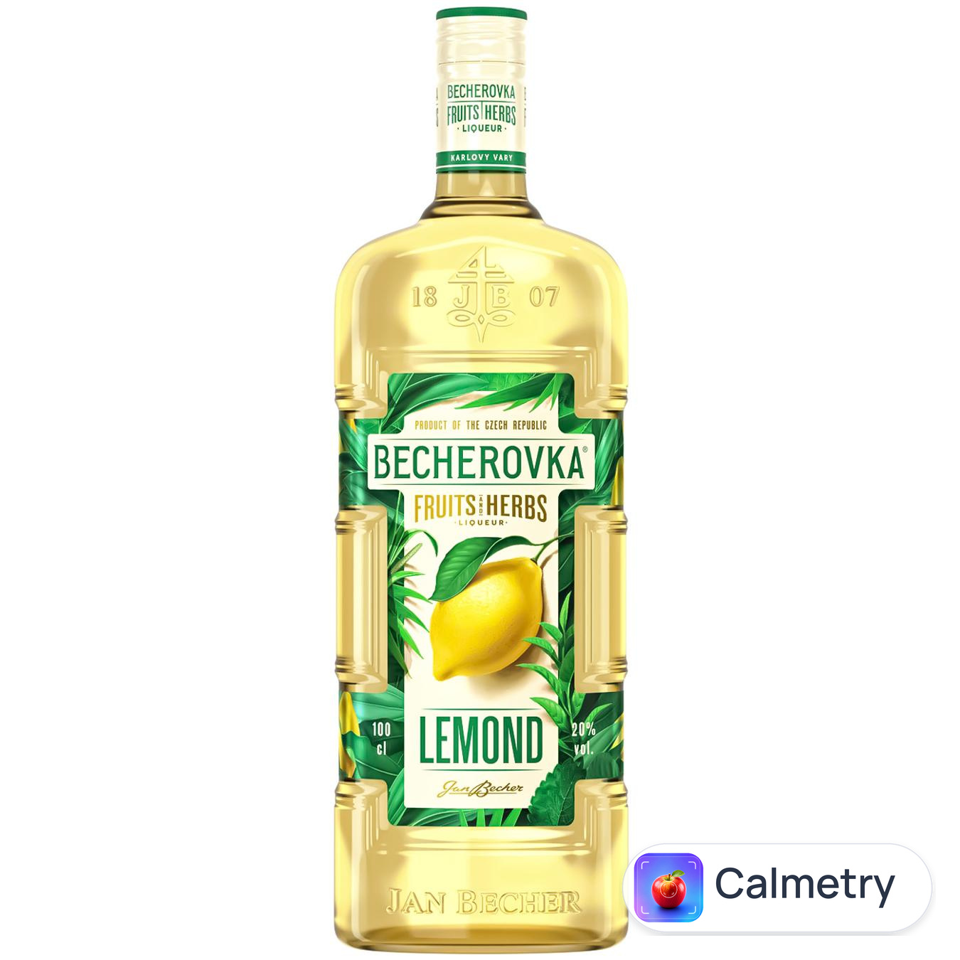 Настоянка Becherovka Lemond лікерна на травах 20% 1л — фото продукту