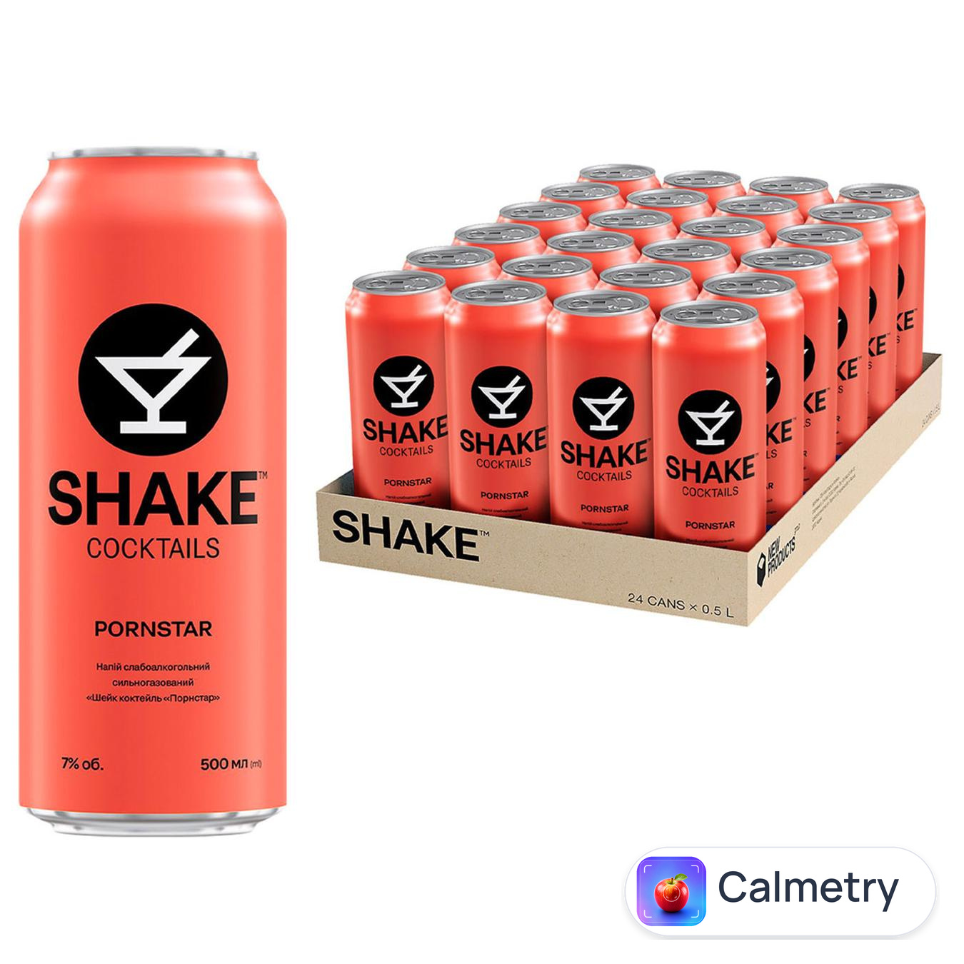 Напій слабоалкогольний Shake Pornstar 7% 0,5л 24шт