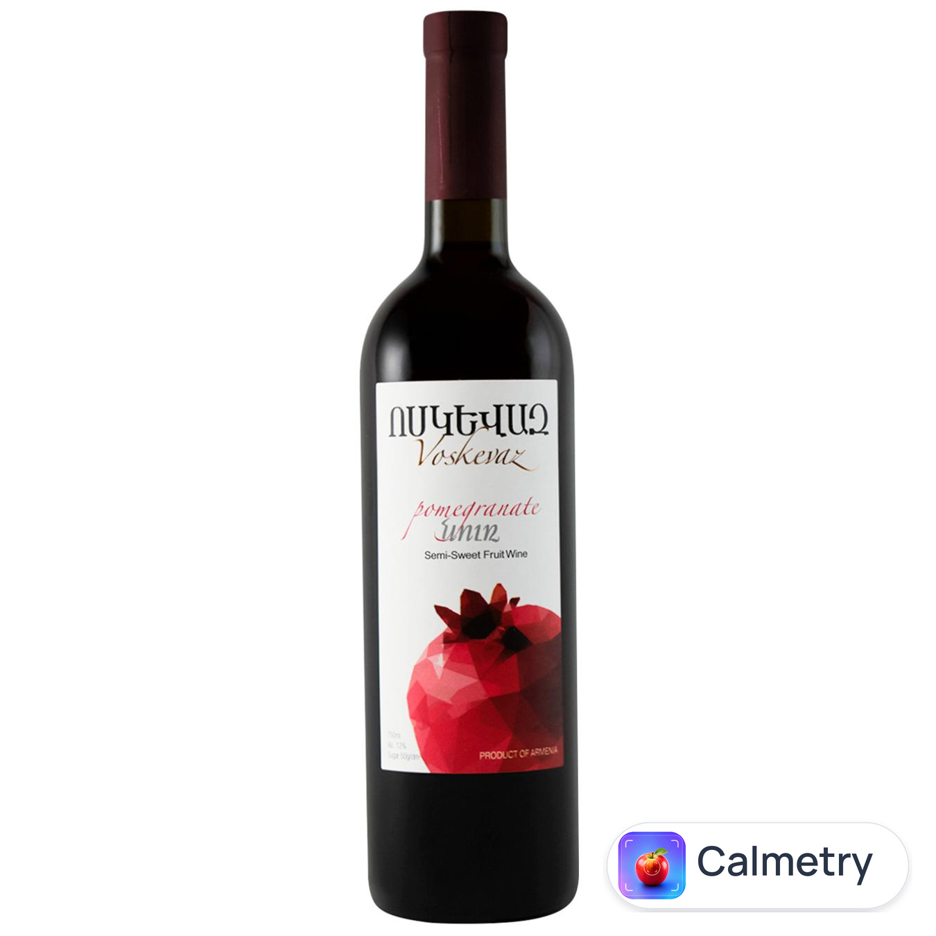 Вино Voskevaz Pomegranate напівсолодке 12% 0,75л